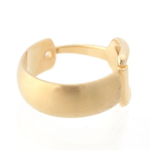 Gucci Horsebit Scarf Ring Gold Plated Vintage - Picture 9 of 10